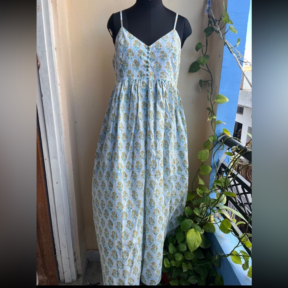 Floral Striped Sundress